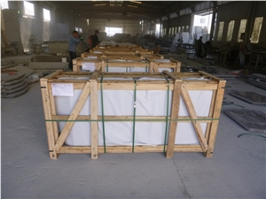 Chinese Granite G664 Double Tombstones Double Base for Sale