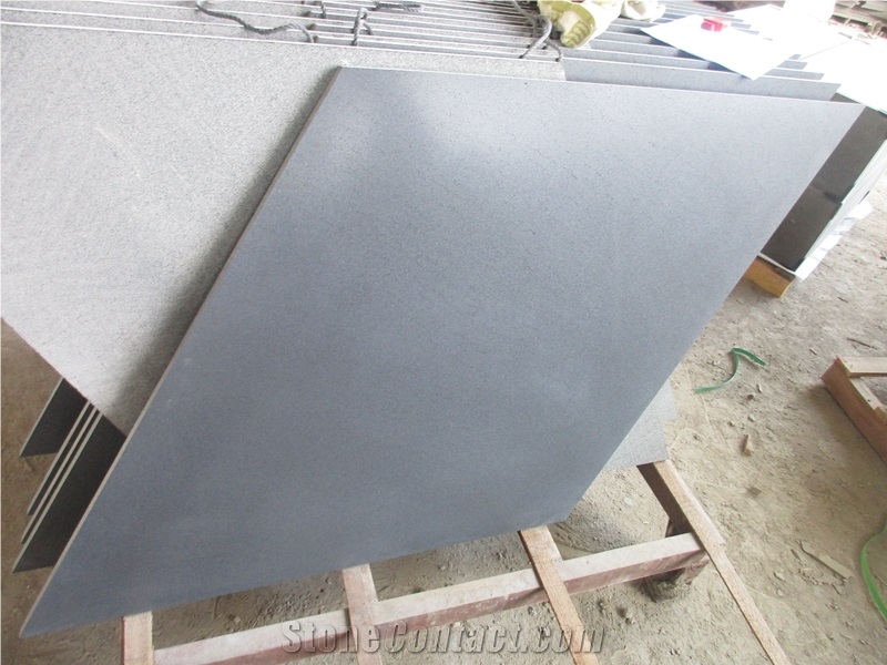 Irregular Design Honed Blue Stone Hainan Black Basalt Tiles, Good Quality China Bluestone Patio Floor Tiles, Australia Melbourne Lava Stone