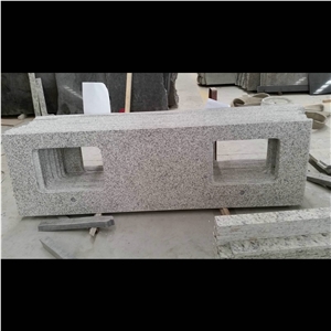 G655 Light Grey Granite Bathroom Granite Vanity Tops