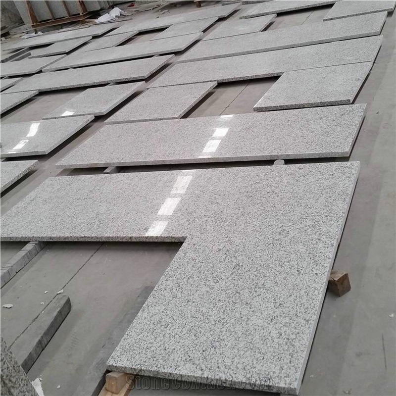 G655 Light Grey Granite Bathroom Granite Vanity Tops