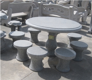 Outdoor Granite Garden Stone Table and Chairs