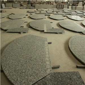 Sea Wave Flower Granite Kitchen Island Countertop