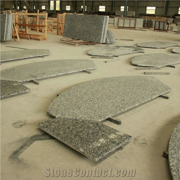Sea Wave Flower Granite Kitchen Island Countertop