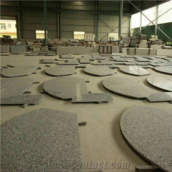 Sea Wave Flower Granite Kitchen Island Countertop
