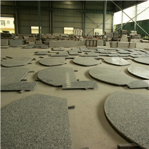 Sea Wave Flower Granite Kitchen Island Countertop