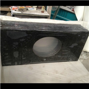 Shanxi Black Granite Bathroom Countertop