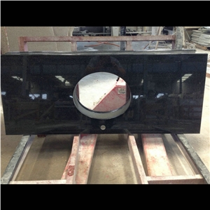 Shanxi Black Granite Bathroom Countertop