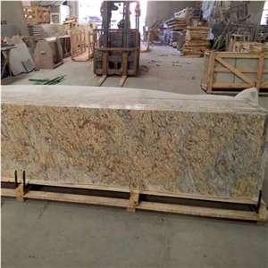 Traditional Golden Crystal Granite Kitchen Worktops