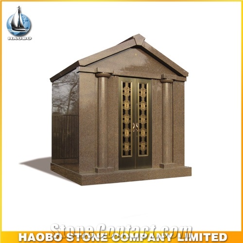 Wholesale Granite Private Cemetery Mausoleum Design
