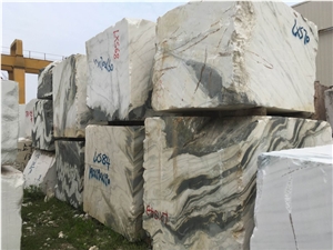 Panda White Block Dalmata Marble Block