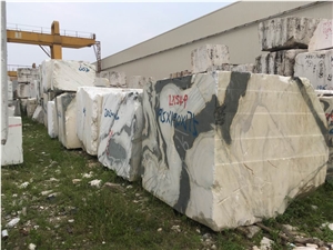Panda White Block Dalmata Marble Block
