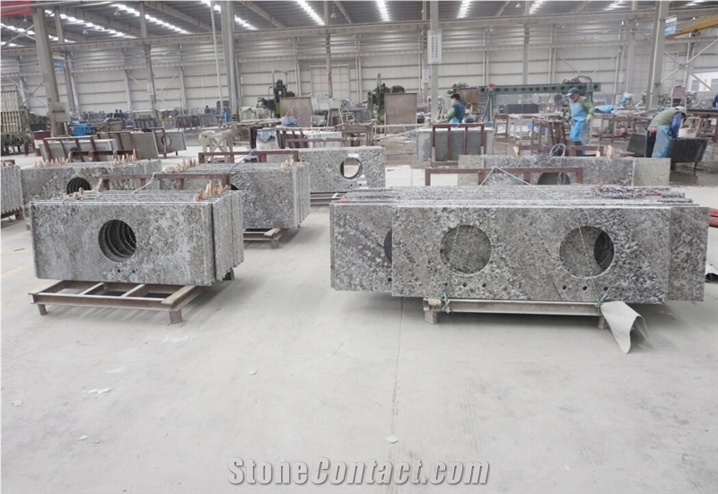 White Torronzino Granite Countertop ,Bianco Torronzino Granite Kitchen Top ,White Torroncino Granite Polished