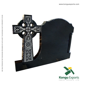Absolute Black Granite Celtic Cross