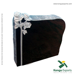 Absolute Black Granite Headstone, Tombstones