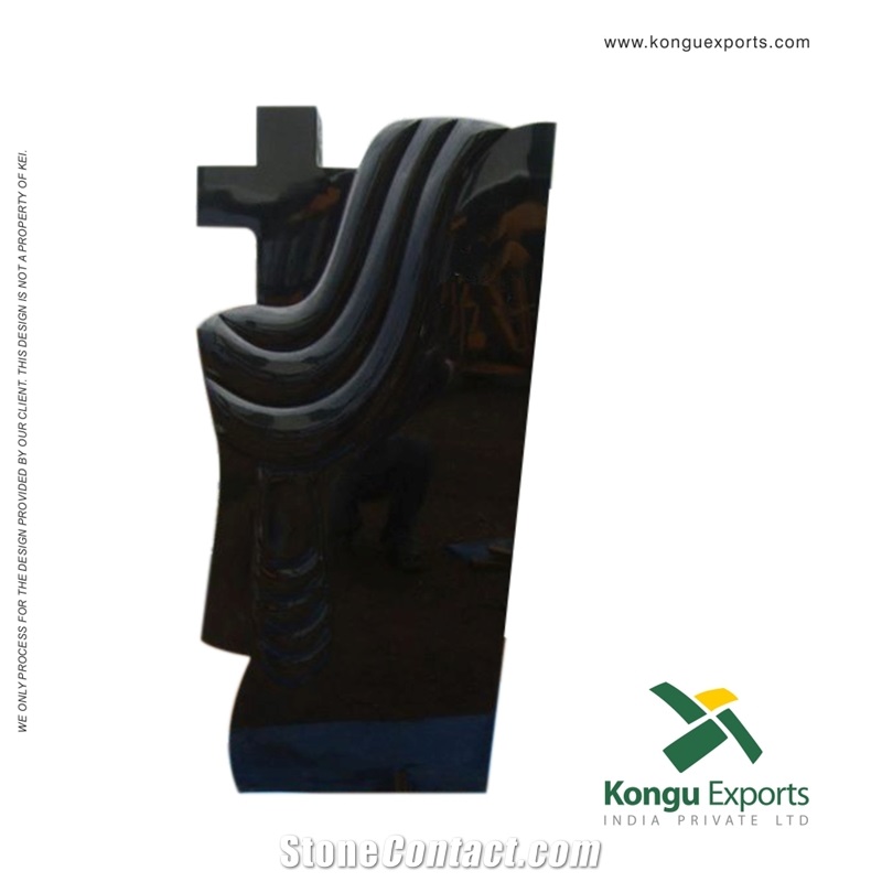 Black Granite Monuments & Tombstones