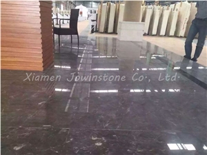 Polished Chinese Grey and Golden Kazin Marble Slabs & Tiles, China Grey Marble Good Materials for Wall, Flooring, Etc.