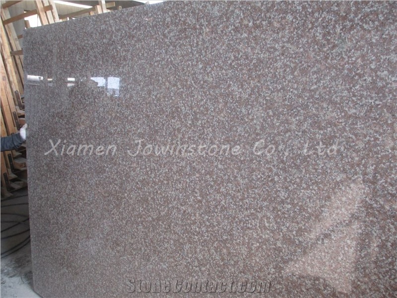Polished Chinese Pink Granite / Peach Blossom Red / G687 Slabs & Tiles for Paving, Flooring, Wall, Steps, Etc