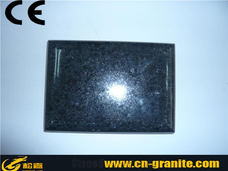 Black Basalt G684 Kitchen Countertops,China Black Polished Granite Kitchen Bar Tops,Edge Polished Countertops