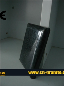 Black Basalt G684 Kitchen Countertops,China Black Polished Granite Kitchen Bar Tops,Edge Polished Countertops