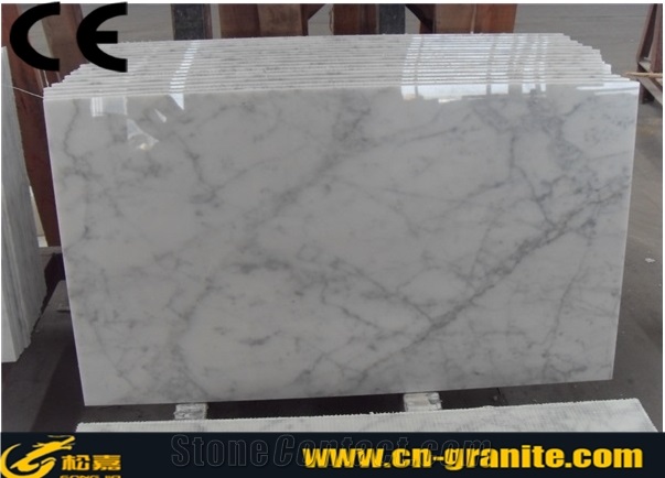 Carrara White Maeble Vanity Countertops,China White Marble Bathroom Countertops,Carrara White Custom Vanity Tops