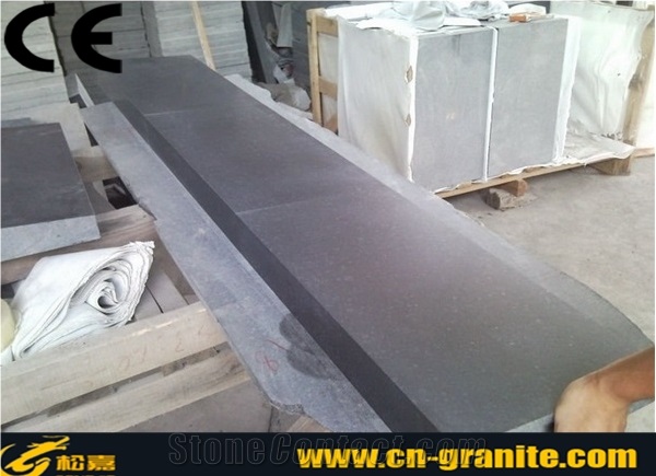 China Black Basalt G684 Kerbstone,Interlock Tiles & Kerbstone Black Side Stone Black Landscape Stone