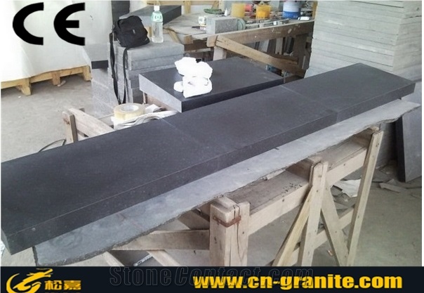 China Black Basalt G684 Kerbstone,Interlock Tiles & Kerbstone Black Side Stone Black Landscape Stone