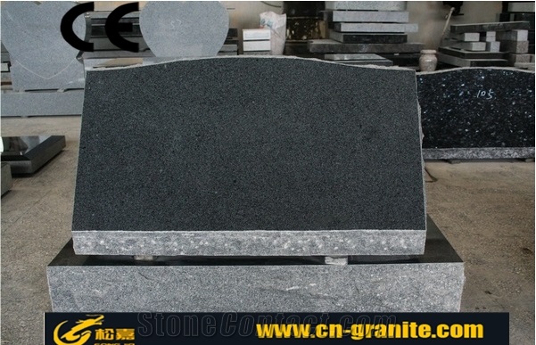 China Dark Grey Granite G654 Gravestone,Polished Cemetery Slant Marker Tombstone,Chinese Grey Granite G654 Monument