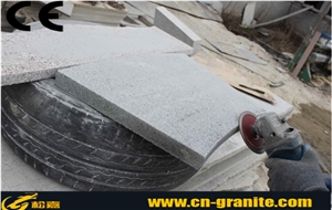 China Dark Grey Granite Pool Coping,Flamed Dark Grey Granite Corner,Chinese Grey Swimming Pool Coping