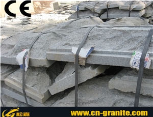 China Grey G343 Granite Mushroom Stone,Grey Granite Exterior Wall Stone,China Natural Stone Wall Cladding