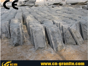 China Grey G343 Granite Mushroom Stone,Grey Granite Exterior Wall Stone,China Natural Stone Wall Cladding