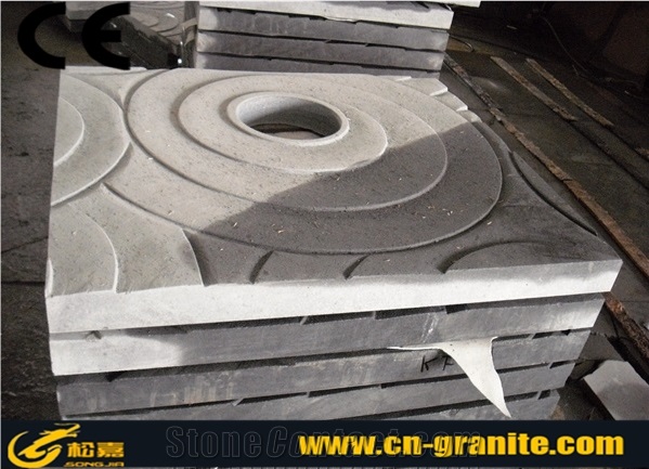 China Grey Granite G603 Building Stone,Grey Granite Hand-Varving Wall Facade Cornice for Buildings