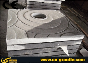 China Grey Granite G603 Building Stone,Grey Granite Hand-Varving Wall Facade Cornice for Buildings