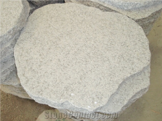 China Grey Granite G603 Irregular Flagstones,Grey Granite Flamed Surface Flagstone Driveway,China Granite Paver Stone