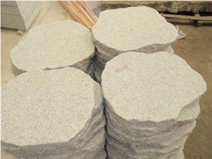 China Grey Granite G603 Irregular Flagstones,Grey Granite Flamed Surface Flagstone Driveway,China Granite Paver Stone