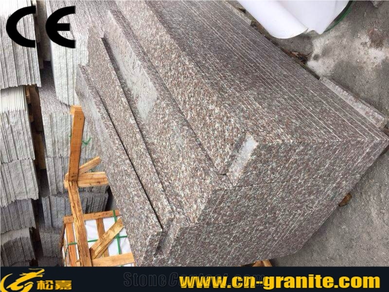 China Red Granite G664 Stairs & Steps,Cheapest Granite Stairs & Risers,Polished Surface Granite Treads and Threshold