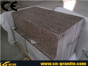 China Red Granite G664 Stairs & Steps,Cheapest Granite Stairs & Risers,Polished Surface Granite Treads and Threshold