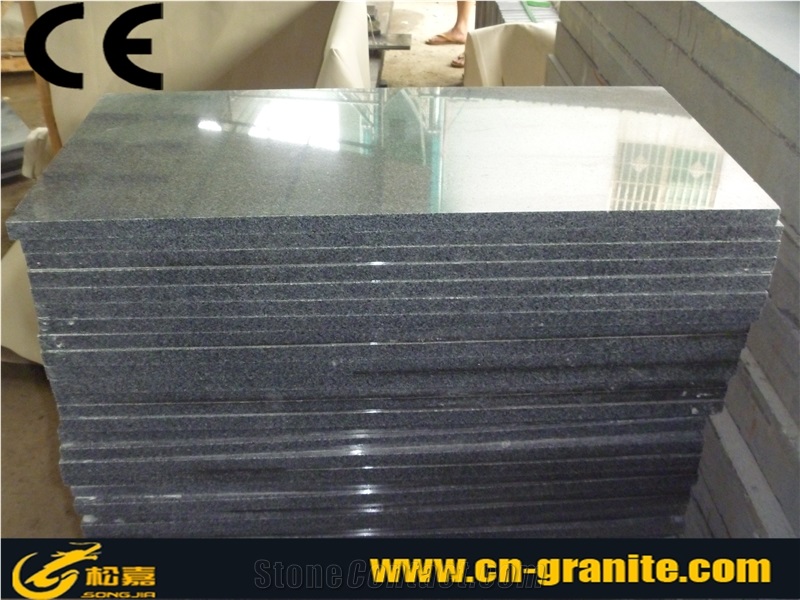 Polishe Padang Dark Grey Steps,Chinese Grey Granite G654 Stair Riser,Polished Stair Threshold