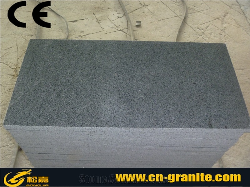 Polishe Padang Dark Grey Steps,Chinese Grey Granite G654 Stair Riser,Polished Stair Threshold