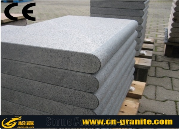 Sesame Grey Granite G654 Paver Pool Stone,China Dark Grey Granite G654 Pool Coping,China Grey Granite Swimming Pool Coping