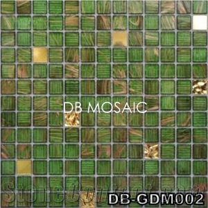 Golden Line Glass Mosaic