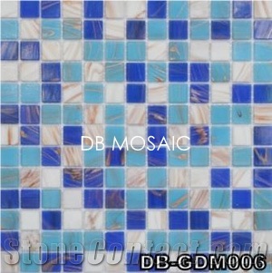 Golden Line Glass Mosaic