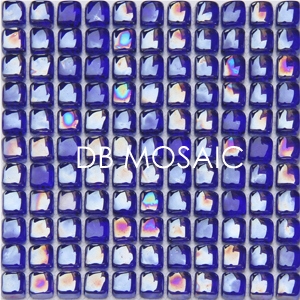 Iridescent Glass Mosaic Tiles for Bathroom