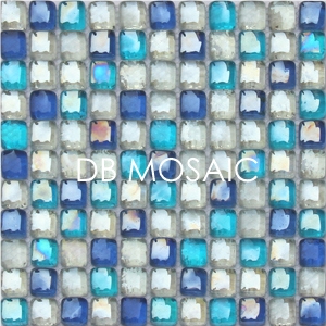 Iridescent Glass Mosaic Tiles for Bathroom