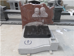 Brown Granite Monument Design Tombestone