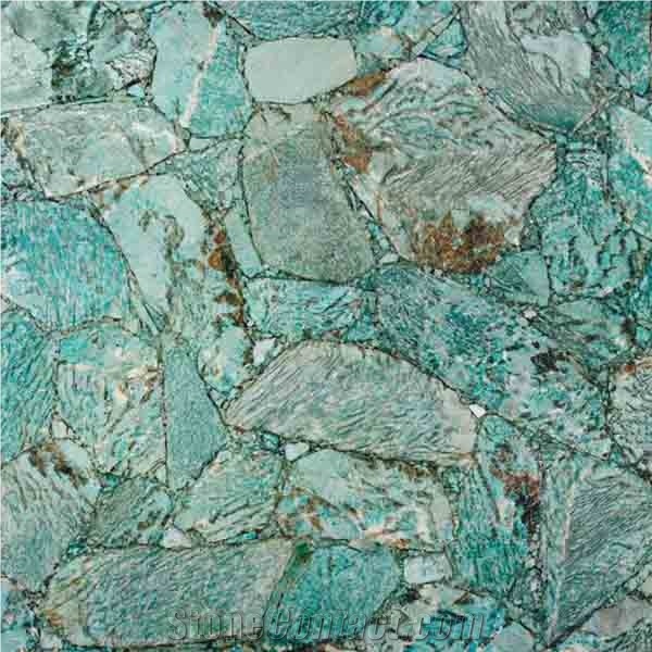 Amazonite Graphic Copy Semiprecious Stone