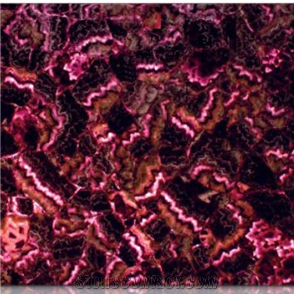 Red Amethyst Extra Semiprecious Stone Tiles & Slabs