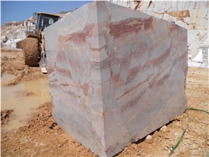 Sysphos Red Marble Blocks, Multicolor Marble Blocks
