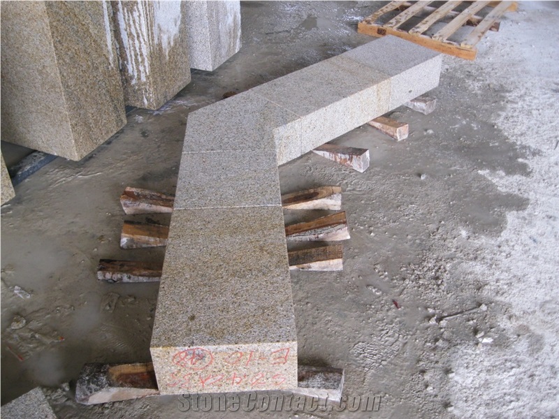 G682 Granite Steps, China Yellow Granite, Golden Sun, Polar Sun Granite,Stairs, Steps