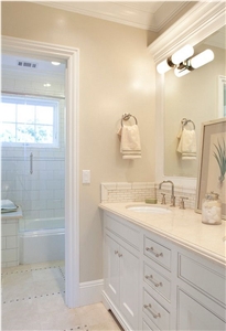 Cut to Size & Prefab Quartz– Great Choices in Bathroom Vanity Top with Iso/Nsf Certificate Using Recycled Materials No Radiation