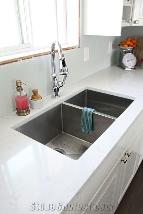 Export-Oriented Wholesaler Of Man-Made Stone Tabletops Kitchen Countertop Resistant to Stains,Heat and